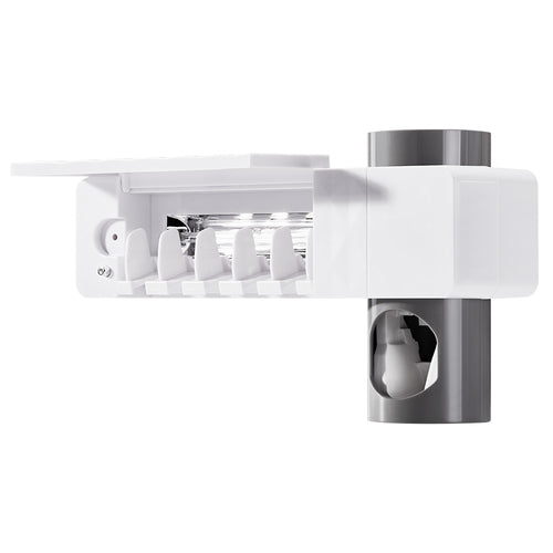 Sterilizzatore UV Antibatterico Automatico per Spazzolini da Denti e Dispenser Automatico