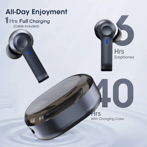 Auricolari Bluetooth TWS 5.0 – Cuffie In-Ear Wireless con Custodia di Ricarica