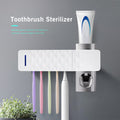 Sterilizzatore UV Antibatterico Automatico per Spazzolini da Denti e Dispenser Automatico